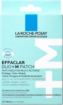 Патчі гідроколоїдні La Roche-Posay Effaclar Duo+М Мультифункціональні проти недоліків шкіри обличчя 22 шт (3337875924887)