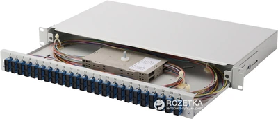 Оптическая панель Digitus Professional 19'' 1U 24 x SC duplex OS2 в сборе для серверного шкафа/стойки (4016032278399)