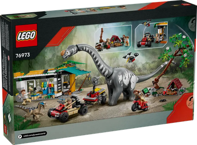 Zestaw klocków LEGO Jurassic World Na tropie tytanozaura i raptora, 582 el. 76972 (5702017812786)