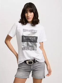 T-shirt damski bawełniany