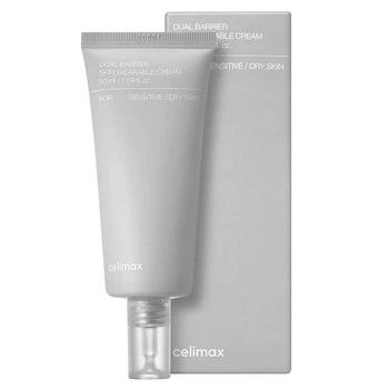 Відновлюючий крем для обличчя з керамідами Celimax Dual Barrier Skin Wearable Cream, 50 мл