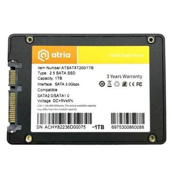 Накопитель SSD Atria 2.5" 1024GB XT200 SATA 3.0 (ATSATXT200/1024)