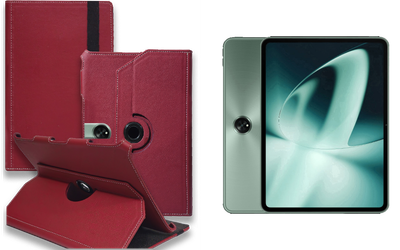 Чехол Spinner360 для планшета OnePlus Pad, Pad 2, Pad Go, Pad Pro, цвет Bordo