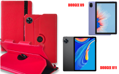 Чехол Spinner360 для планшета DOOGEE U9, DOOGEE U11, цвет Red