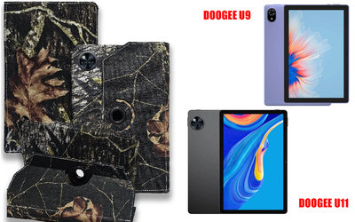 Чехол Spinner360 для планшета DOOGEE U9, DOOGEE U11, цвет Dybok