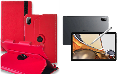 Чехол Spinner360 для планшета Blackview Oscal Pad 15, цвет Red