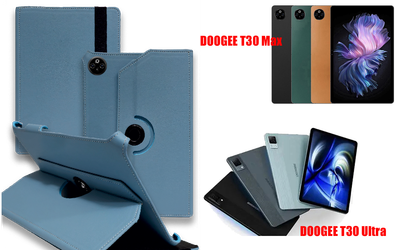 Чехол Spinner360 для планшета DOOGEE T30 Max, T30 Ultra, цвет Light Blue