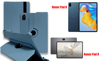 Чехол Spinner360 для планшета Honor Pad 8, Honor Pad 9, цвет Light Blue