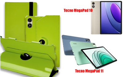 Чехол Spinner360 для планшета Tecno MegaPad 10, MegaPad 11, цвет Light Green