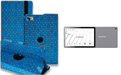 Чехол Spinner360 для планшета Thomson TEOX10 LTE, цвет Feshn Blue