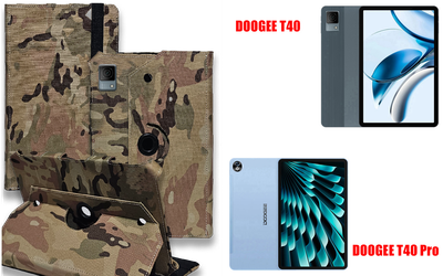 Чехол Spinner360 для планшета DOOGEE T40, DOOGEE T40 Pro, цвет Multikam