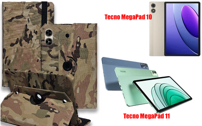 Чехол Spinner360 для планшета Tecno MegaPad 10, MegaPad 11, цвет Multikam