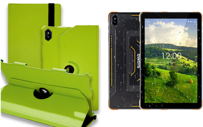Чехол Spinner360 для планшета Sigma mobile TAB A1033 X-treme, цвет Light Green