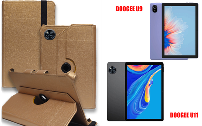 Чехол Spinner360 для планшета DOOGEE U9, DOOGEE U11, цвет Gold