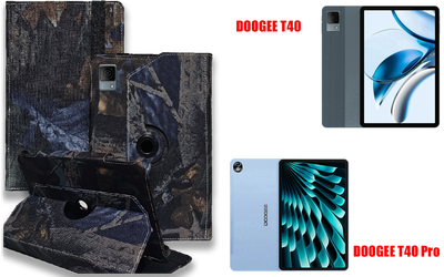 Чехол Spinner360 для планшета DOOGEE T40, DOOGEE T40 Pro, цвет Hrab
