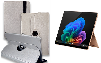 Чехол Spinner360 для планшета Microsoft Surface Pro 10, Pro 11, Pro 11 X Elite, цвет Silver