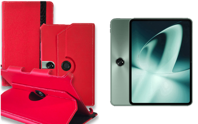 Чехол Spinner360 для планшета OnePlus Pad, Pad 2, Pad Go, Pad Pro, цвет Red
