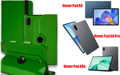 Чохол Spinner360 для планшета Honor Pad X8, Pad X8 Pro, Pad X8a, колір Green