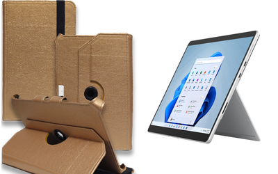 Чехол Spinner360 для планшета Microsoft Surface Pro 8, Pro 9, цвет Gold