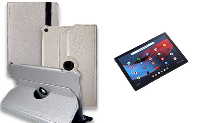 Чехол Spinner360 для планшета Google Pixel Slate m3, цвет Silver