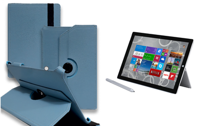 Чехол Spinner360 для планшета Microsoft Surface Pro 2, Pro 3, Pro 4, цвет Light Blue