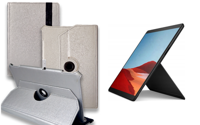 Чехол Spinner360 для планшета Microsoft Surface Pro X, цвет Silver