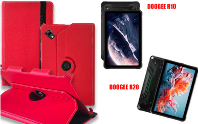 Чехол Spinner360 для планшета DOOGEE R10, DOOGEE R20, цвет Red