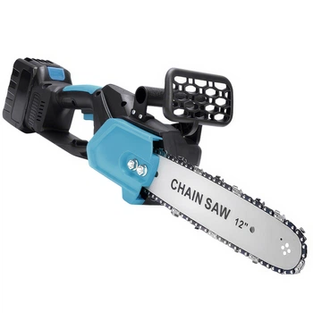 Акумуляторна Пила 12 Дюймів. Гілкоріз. Синяя Electric saw