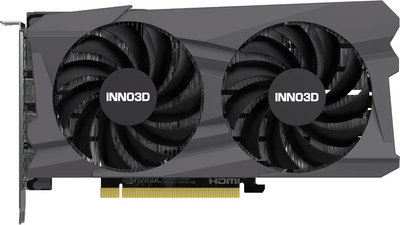 Видеокарта INNO3D PCI-Ex GeForce RTX 4060 Twin X2 8GB GDDR6 (128bit) (2460/17000) (HDMI, 3 x DisplayPort) (N40602-08D6-173061N)