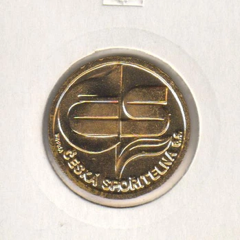 Медаль Чехия Памятная медаль 1993 «Ceska Sporitelna - Всемирный день сбережений 31.10.1992» VF