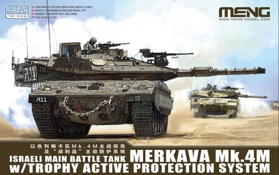 Збірна модель 1/72 Танк Merkava Mk.4M із системою активного захисту TROPHY Meng 72-006