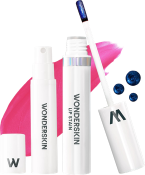 Zestaw Wonderskin Wonder Blading Żelowa maseczka do ust Neon Rose 4 ml + Aktywator w sprayu 5 ml (850050275640)