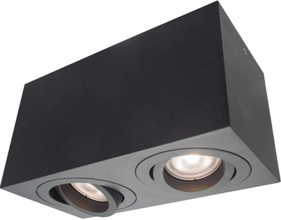 Точковий світильник Light Prestige Lyon 2xGU10 Чорний (LP-5881/2SM BK)