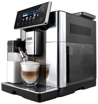 Кофемашина DeLonghi PrimaDonna Aromatic ECAM 630.75 TSM+ в подарок кофе в зернах Mi Familia De Lux Blend Gusto Forte 1 кг