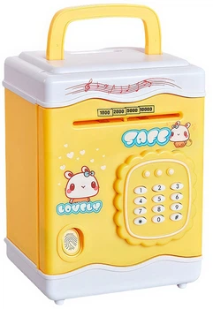 Дитяча скарбничка-сейф UFT Cashbox2 із відбитком пальця Жовта (UFTCashbox2Yellow)