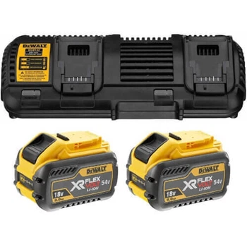 Зарядное устройство для аккумуляторов DeWALT 10.8-54В 4А + 2 аккумулятора FLEXVOLT (DCB132X2)