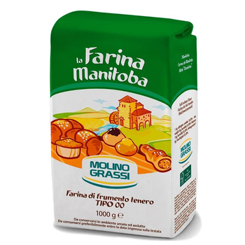 Борошно м’яких сортів пшениці Manitoba Molino Grassi, 1 кг