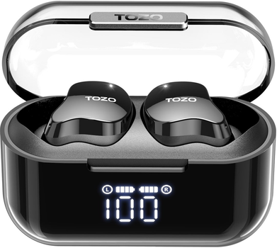Навушники TOZO Crystal Buds Black (6971681317340)