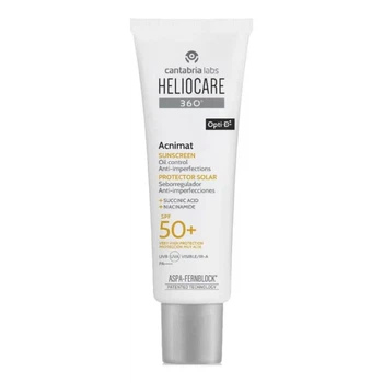 Солнцезащитный флюид для кожи склонной к акне SPF 50 Heliocare 360 Cantabria 50 мл.