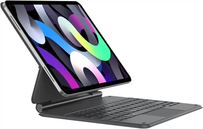 Чехол с клавиатурой Nimin для iPad с цветной подсветкой, черный