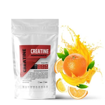 Креатин моногидрат Creatine Monohidrate 99,7% порошковый на 50 порций 250 г Апельсин (14-125-cre-a250)