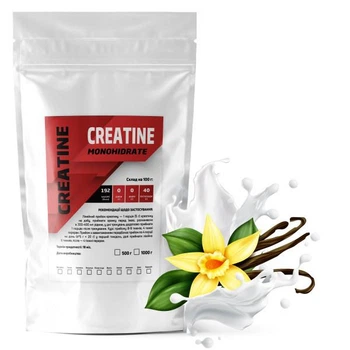 Креатин моногидрат Creatine Monohidrate 99,7% порошковый на 200 порций 1 кг Ваниль (14-125-cre-v1)