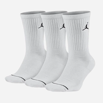 Набор женских носков высоких Nike U J ED Cush Poly Crew 3PR 144 DX9632-100 34-38 3 пары Белый (196152693860)