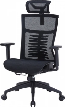 Кресло компьютерное офисное эргономичное OfficePro Balance OC620-B-B-B Black ($OH999434) - Уценка