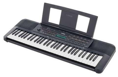 Синтезатор Yamaha PSR-E283 + блок питания, пюпитр