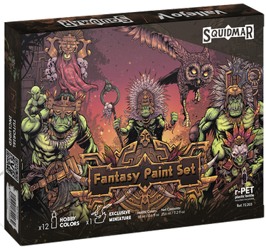 Zestaw farb Vallejo Game Color Fantasy Paint Set by Squidmar 72203 (8429551722032)
