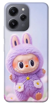 TPU чохол Demsky Labubu purple для Xiaomi Redmi 12
