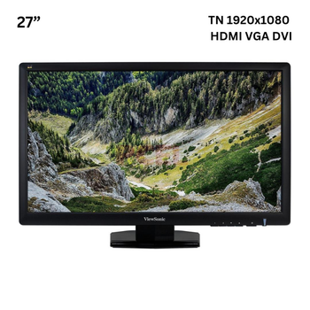 Монитор 27” ViewSonic VX2703mh-LED TN LED 1920x1080 Full HD HDMI VGA DVI (MVVX2703MH-A) Б/У