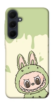 TPU чохол Demsky Labubu green для Samsung Galaxy A55