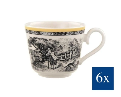 Villeroy & Boch Audun набір чашок для еспресо 150 мл порцеляна преміум-класу 6 предметів 1010671420
